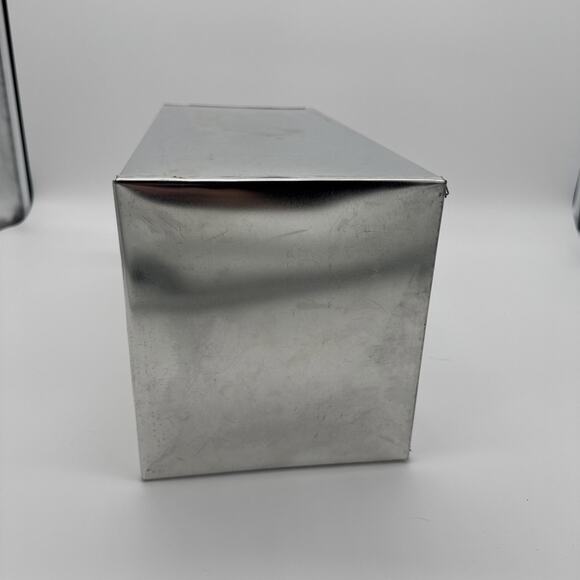 Antique Hoosier Metal Bread Box W/ Sliding Door - Picture 4 of 9